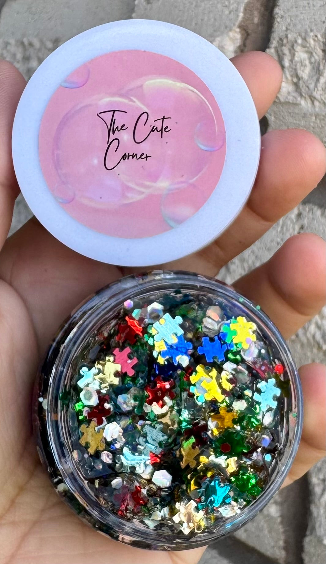 Autism Awareness Glitter Hair Gel