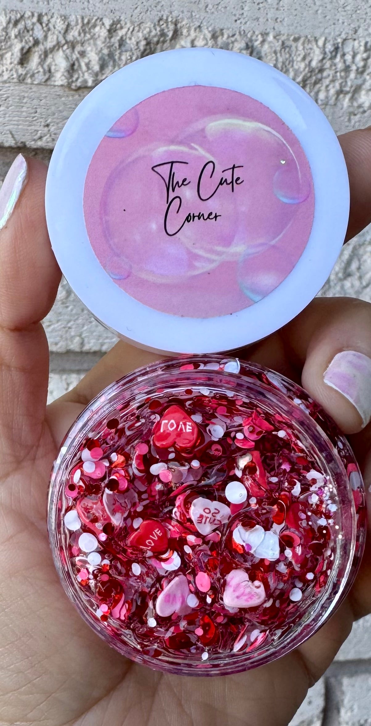 Conversation Hearts Red