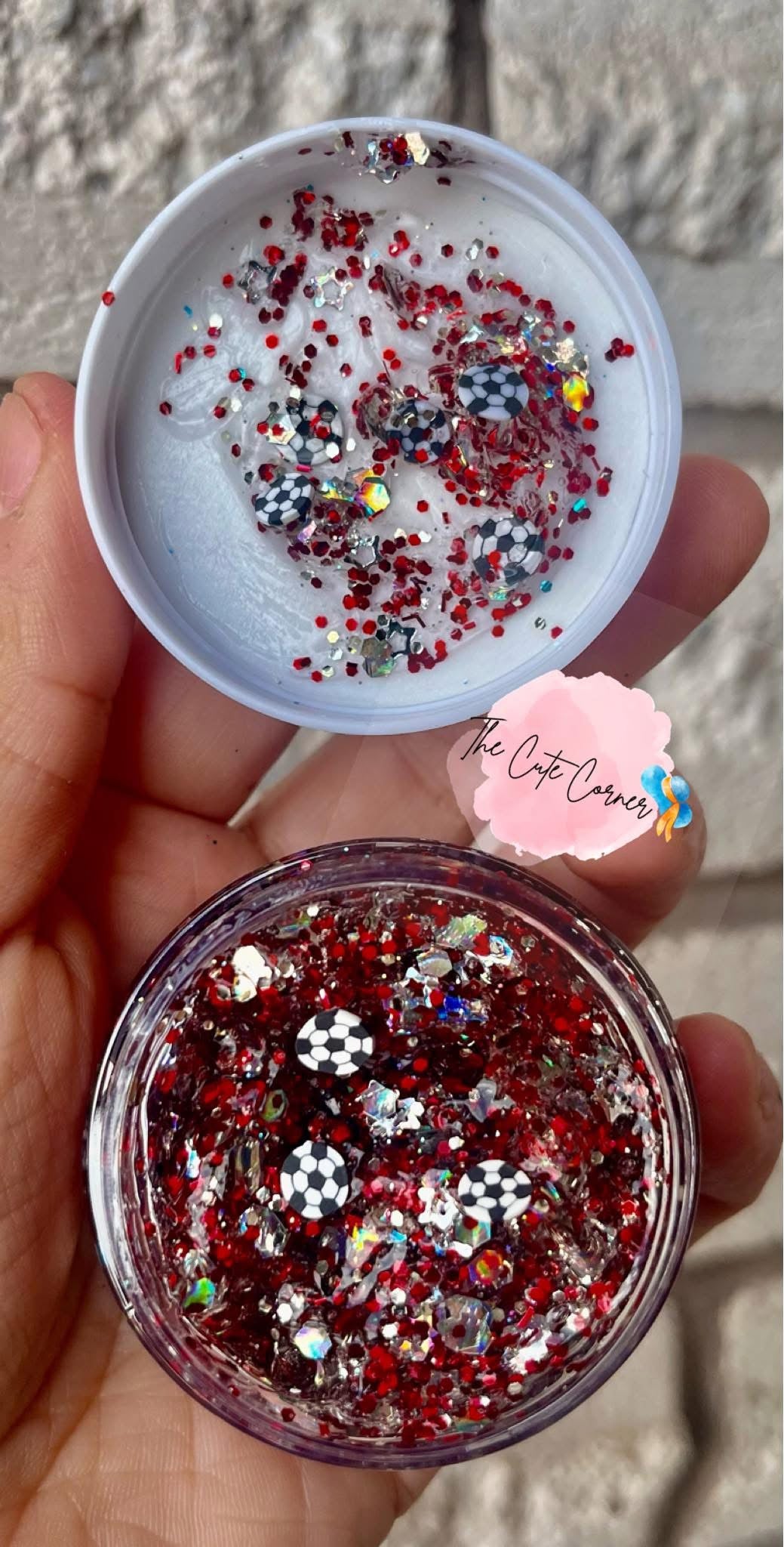 Soccer Team Glitter Hair Gel