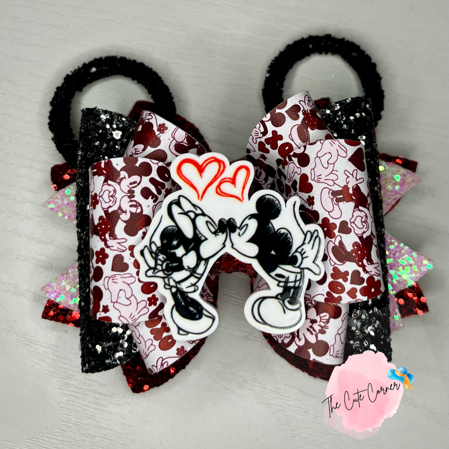 MICKEY MINNIE MOUSE INSPIRED BOW